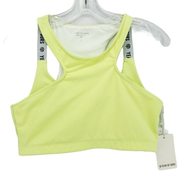Year of Ours Other - Year of Ours NEW Double Jump Bra Limestone Yellow